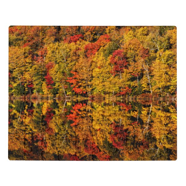 Fall Reflection on Russell Pond | New Hampshire Jigsaw Puzzle (Puzzle Horizontal)