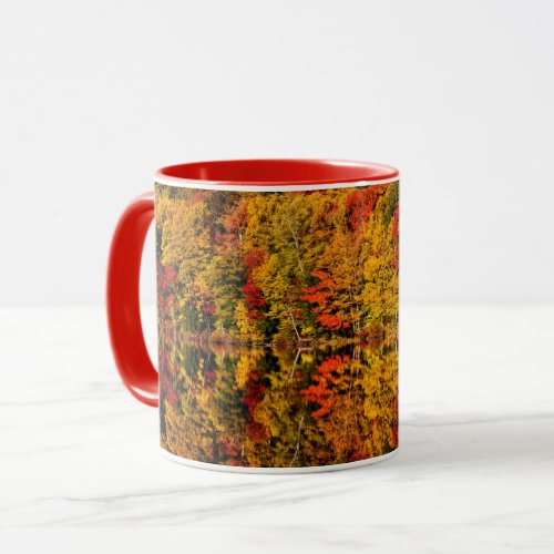 Fall Reflection on Russell Pond  New Hampshire Mug