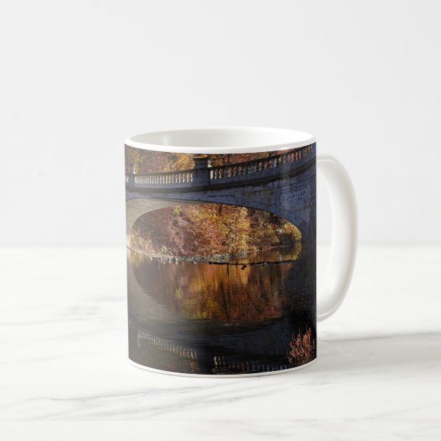 Fall Reflections at the Vanderbilt Estate Coffee Mug (Front Right)