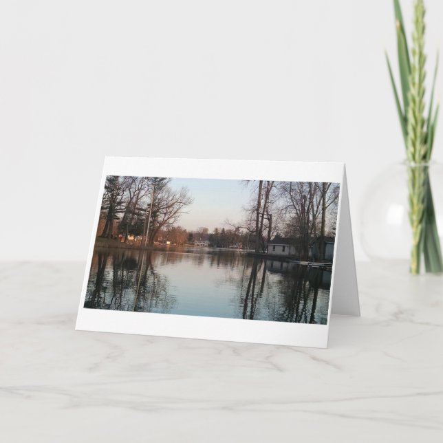 Fall reflections card (Front)