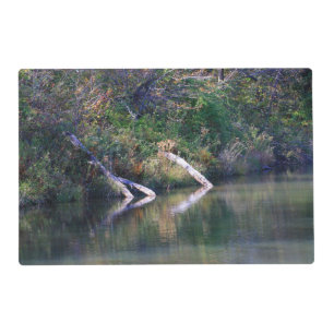Fall Reflections on Twin Lakes Rustic Reversible Placemat
