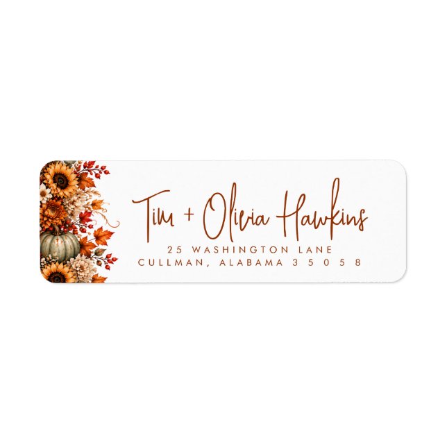 Fall | Return Address Label (Front)