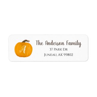 Fall Return Address Labels