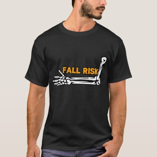 Fall Risk Funny Mountain Bike T_Shirt