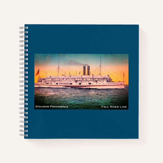 Fall River Line, Steamship 'Providence' Notebook (Front)