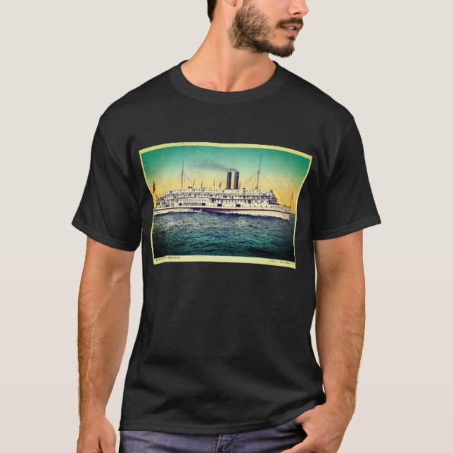 Fall River Line, Steamship 'Providence'  T-Shirt (Front)