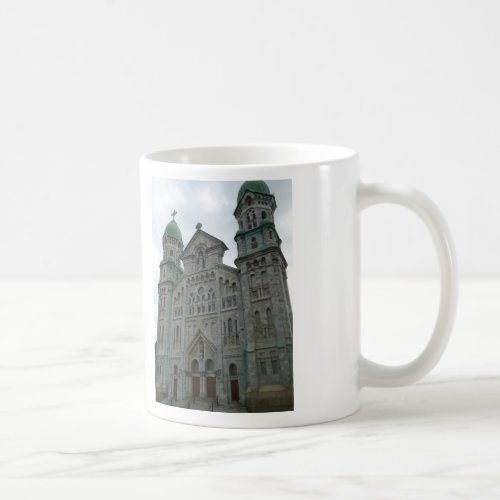 Fall River MA Historical Gothic Church Coffee Mug