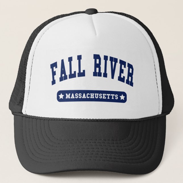 Fall River Massachusetts College Style tee shirts Trucker Hat (Front)