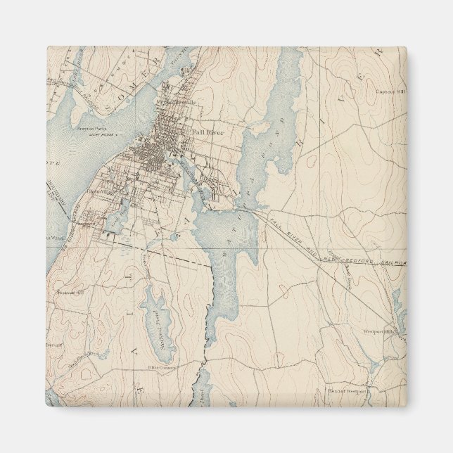 Fall River, Massachusetts Magnet (Front)