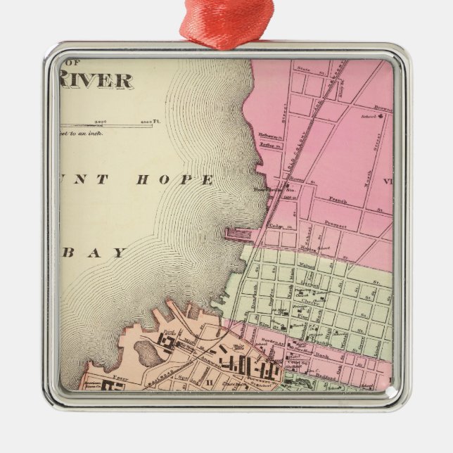Fall River Metal Ornament (Front)