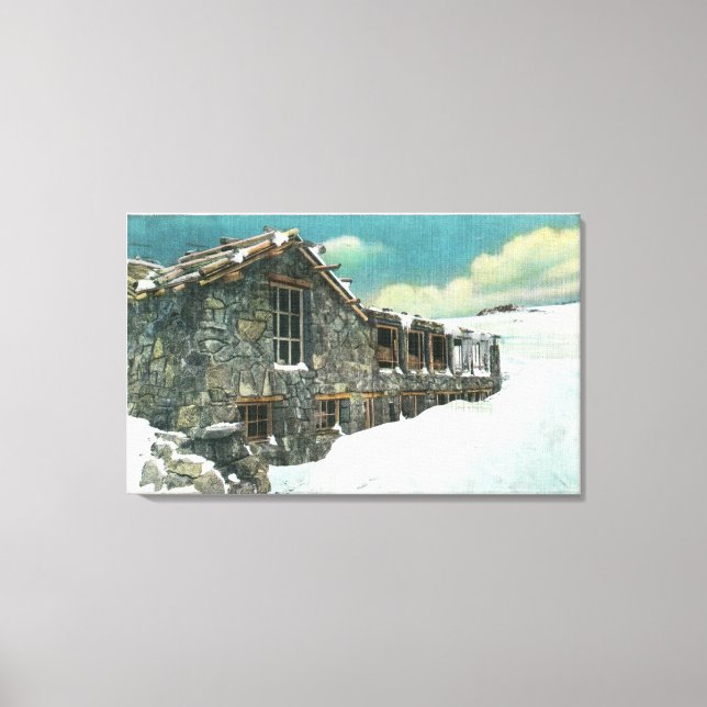 Fall River Pass Trail Ridge Museum Bldg Canvas Print (Front)