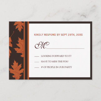 Fall RSVP Cards