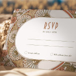 Fall RSVP Insert Vintage Art Nouveau Wedding Invitation<br><div class="desc">Fall Art Nouveau Vintage wedding RSVP card by Alphonse Mucha in a floral, romantic, and whimsical design. Victorian flourishes complement classic art deco fonts. Please enter your custom information, and you're done. If you wish to change the design further, simply click the blue "Customize It" button. Thank you so much...</div>