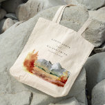 Fall Rust Orange Mountain Trees Foliage Wedding  Tote Bag<br><div class="desc">If you need any further customisation please feel free to message me on yellowfebstudio@gmail.com.</div>