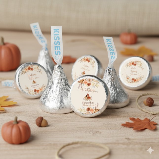 Fall Rustic Terracotta Baby Shower Candy Favors (Creator Uploaded)