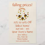 Fall Sale Flyer at Zazzle