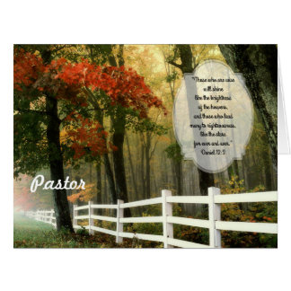 Pastor Appreciation Cards | Zazzle