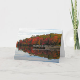 Fall Scene Thanksgiving Card