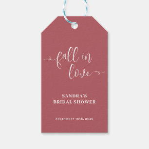 Fall Scripture Bridal Shower Gift Tags