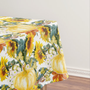 Fall Season Décor Pumpkin Pattern Tablecloth