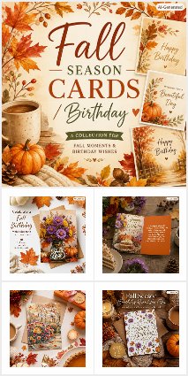 Fall Season Greeting Cards