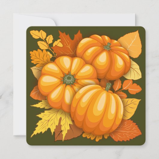 Fall Season Halloween Pumpkins Pattern (Front)