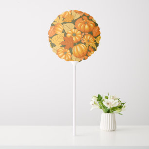 Fall Season Halloween Pumpkins Pattern Balloon