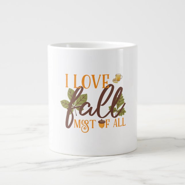 Fall Season Home & Gift Collection | SpecialityMug Giant Coffee Mug (Front)