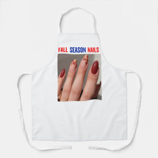 Fall Season Nails Apron