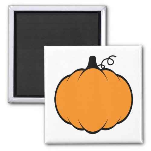 Fall Season Pumpkin Drawing Magnet