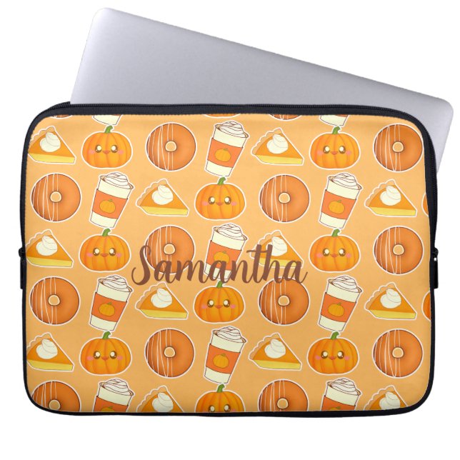  Fall Season Pumpkin Treats   Laptop Sleeve (Front)