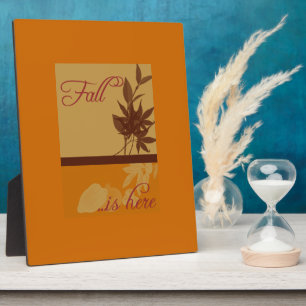 FALL Seasonal Decorative Picture framed art Plaque