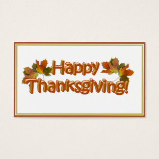 Fall Seasons Best Happy Thanksgiving Text
