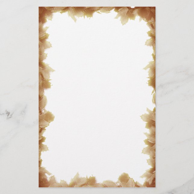 Fall Seasons Best Stationery Template (Front)