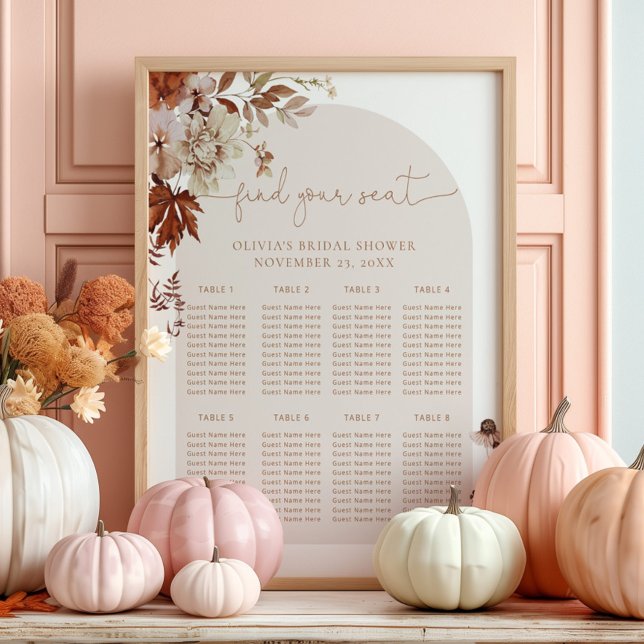 Fall seating chart (Creator Uploaded)