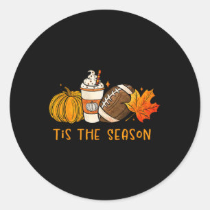 Fall Shirt For Women Halloween Pumpkin Thanksgivin Classic Round Sticker