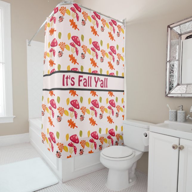 Fall Shower Curtain (In Situ)