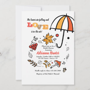 Fall Shower Elements Invitation