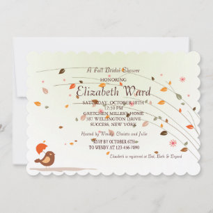 Fall Shower Invitation
