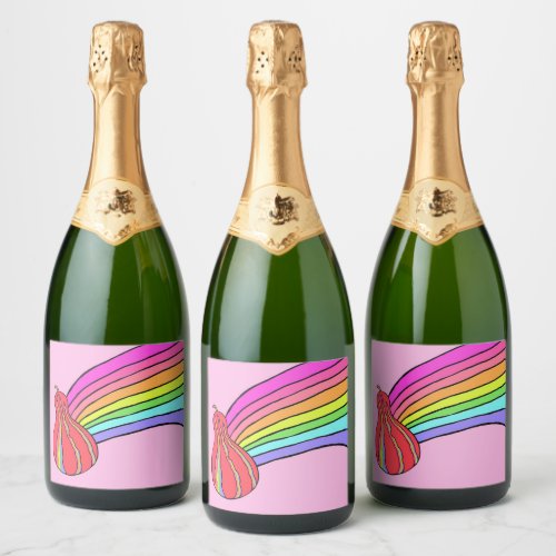 Fall Sparkling Wine Label