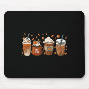Fall Speech Language Pathologist Coffee Pumpkin Ha Mouse Pad