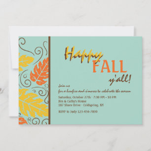 Fall Splendor Invitation