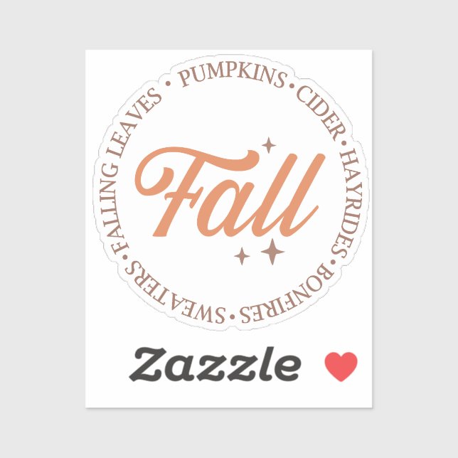 Fall Sticker (Sheet)