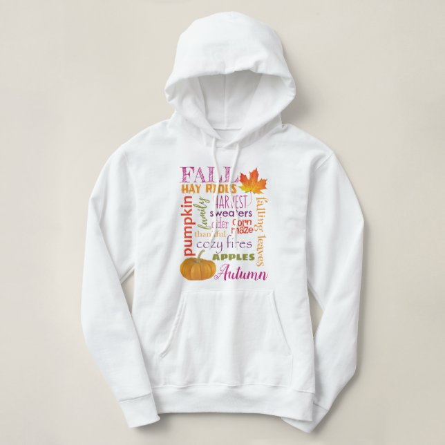 Fall Subway Art Hoodie (Design Front)