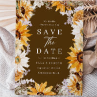 Fall & Summer Sunshine Sunflowers Wedding