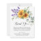 Fall Sunflower, Lavender & Eucalyptus Sympathy