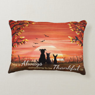 Fall Sunset Accent Pillow