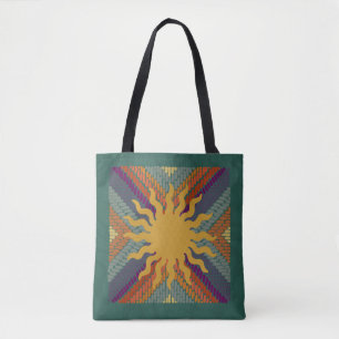 Fall Sunshine Mosaic Tote Bag