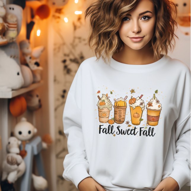Fall sweet Fall Pumpkin Spice Coffee Cup Sweatshirt (Fall sweet Fall Pumpkin Spice Coffee Cup Sweatshirt)