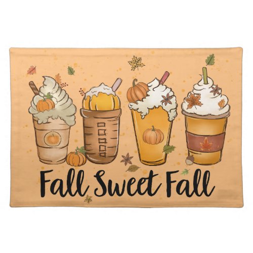 Fall Sweet Fall Seasonal  Cloth Placemat